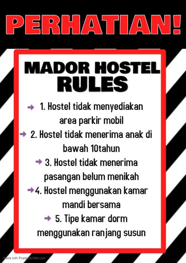 Mador Malang Dorm Hostel Exteriér fotografie